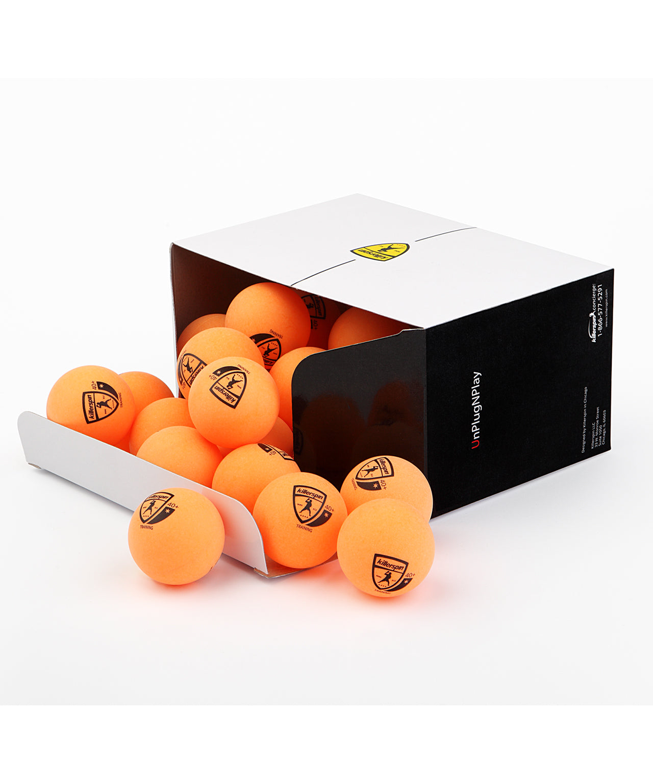 Star Table Tennis (T.T) Balls 40+mm Ping Pong Balls Training Orange (Pack  of 6)
